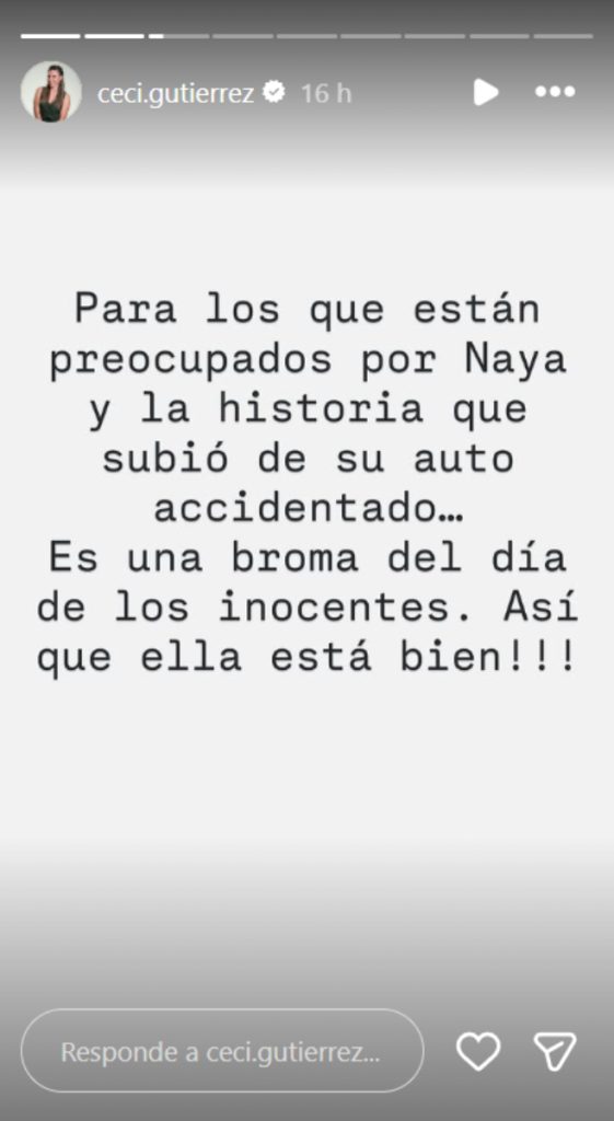 Naya Fácil tuvo que disculparse por polémica broma en redes: mintió con grave accidente vehicular
