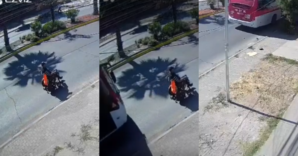 Adulto mayor en silla de ruedas fue atropellado por micro en La Florida: registro causó impacto