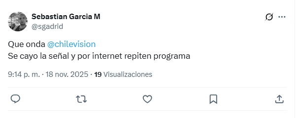 ¿Por qué se cortó la señal de Chilevisión? Canal se fue a “negro” y generó lluvia de comentarios