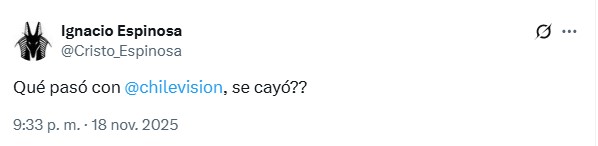 ¿Por qué se cortó la señal de Chilevisión? Canal se fue a “negro” y generó lluvia de comentarios