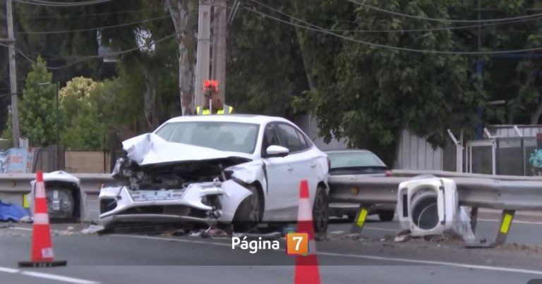 Fatal atropello en Colina: hombre murió al bajar de camión para recoger lavadora