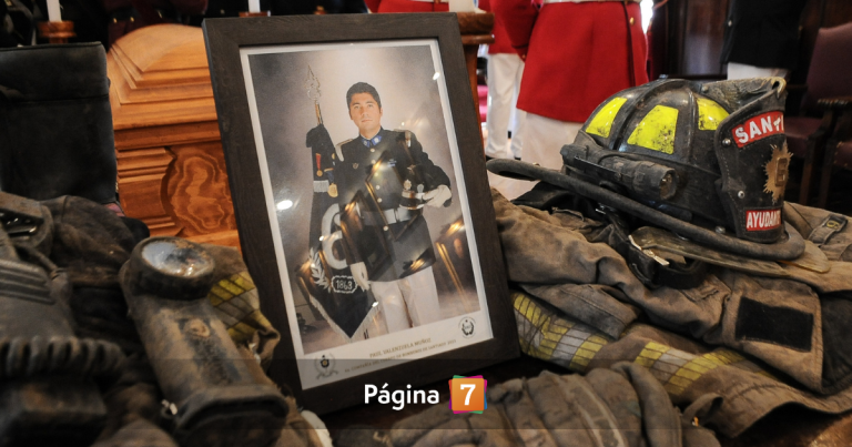 “Paul era un muy buen amigo”: el sentido homenaje a bombero fallecido tras derrumbe en Santiago