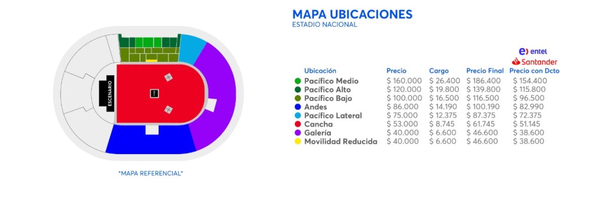 Precios para ver a Iron Maiden en Chile en 2026
