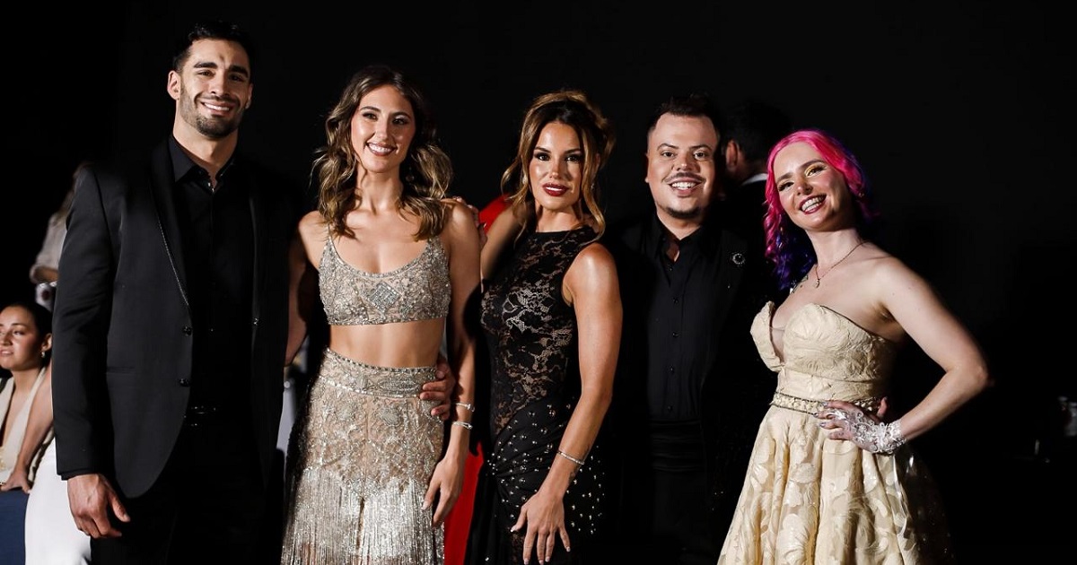 Jorge Aldoney, Luna Marinetti y sus compañeros de Porcel TV