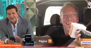 En medio de fiscalización vehicular: Martín Cárcamo se coló en matinal de CHV