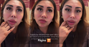 Naya Fácil y su descargo por angustioso viaje a Egipto: “Sentimos todo el rato que vamos a morir”