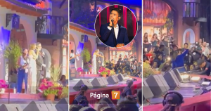 No se vio en TV: la broma que lanzaron Edu Fuentes y Mari Godoy a Américo sobre Yamila