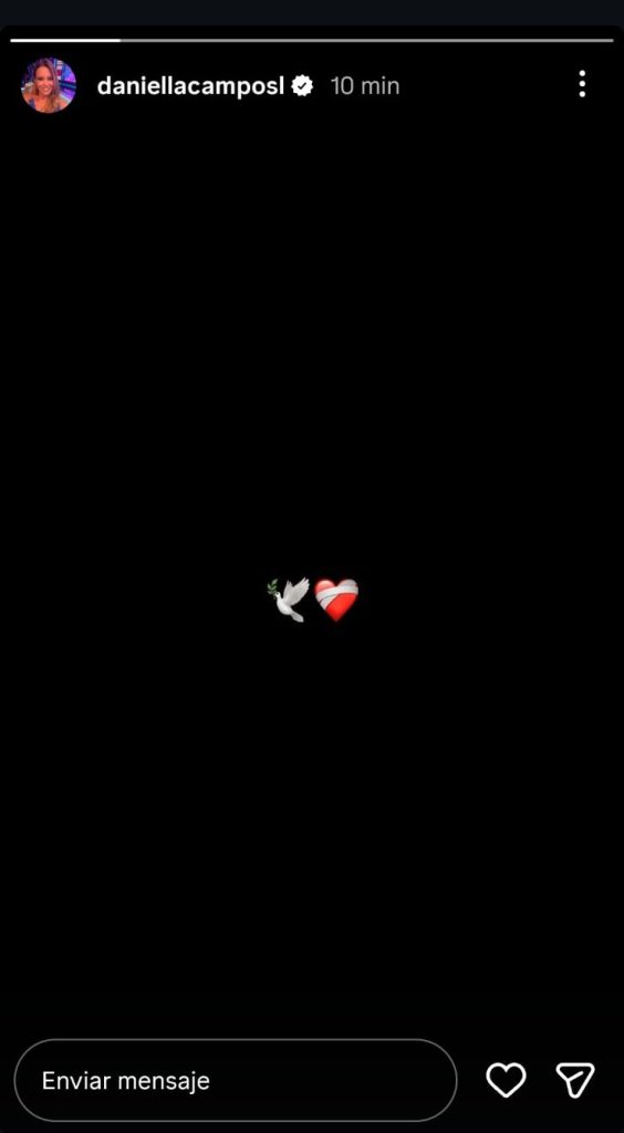 Daniella Campos reaccionó a muerte de Andrés Caniulef