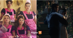 Vuelven las “profesionales del servicio”: elenco de Brujas sorprende en promoción de Birdgerton