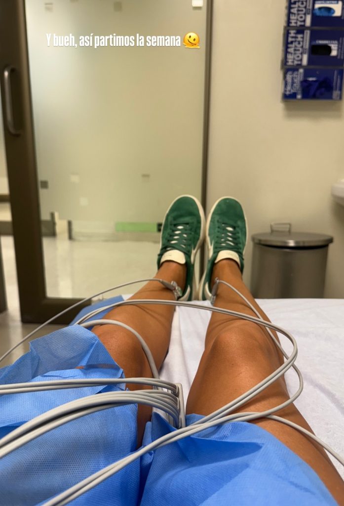 Emilia Daiber en la clínica