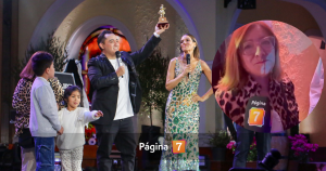 Felipe Parra y su mamá