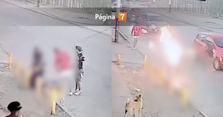 Cobarde ataque contra hombre en situación de calle en San Bernardo: sujetos le prendieron fuego