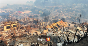 A la luz del día: imágenes revelan devastación total en Penco tras incendios forestales