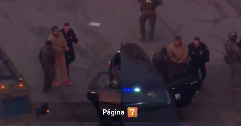 Cojeando y haciendo llamativo gesto: las imágenes de Nicolás Maduro siendo trasladado a tribunal