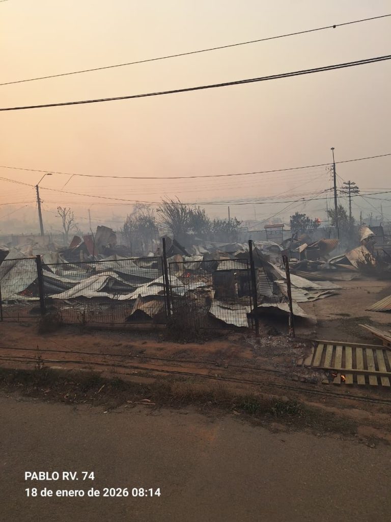 Incendios forestales en BioBio