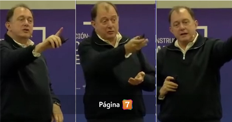 Iván Poduje tuvo tenso cruce con académico durante seminario por reconstrucción: 