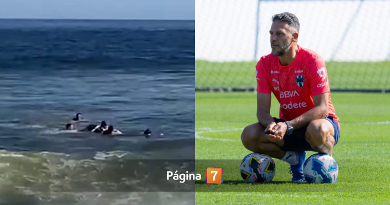 Martín Demichelis pasó susto en Punta del Este: tuvo que ser rescatado del mar con sus hijos