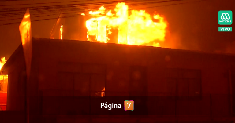 Periodista de Meganoticias vivió dramático momento durante incendio en Lirquén: debió huir
