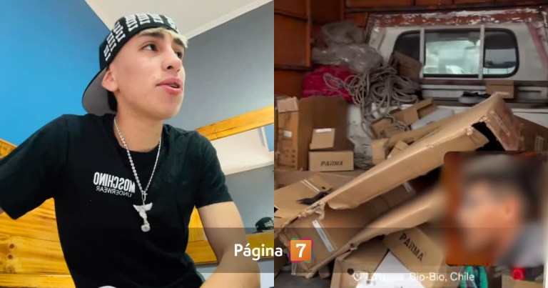 Artista urbano denuncia robo de camión con zapatillas para damnificados: 