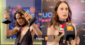 La íntima reflexión sobre su padre de Amparo Noguera tras doble triunfo en los Premios Caleuche 2026