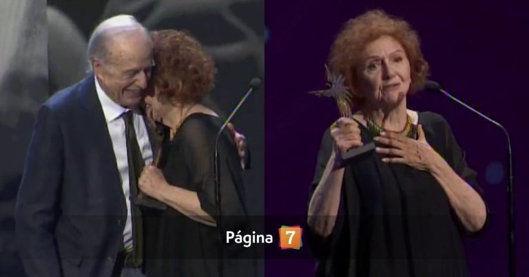 Gloria Münchmeyer protagonizó emotivo momento al recibir especial distinción en los Premios Caleuche