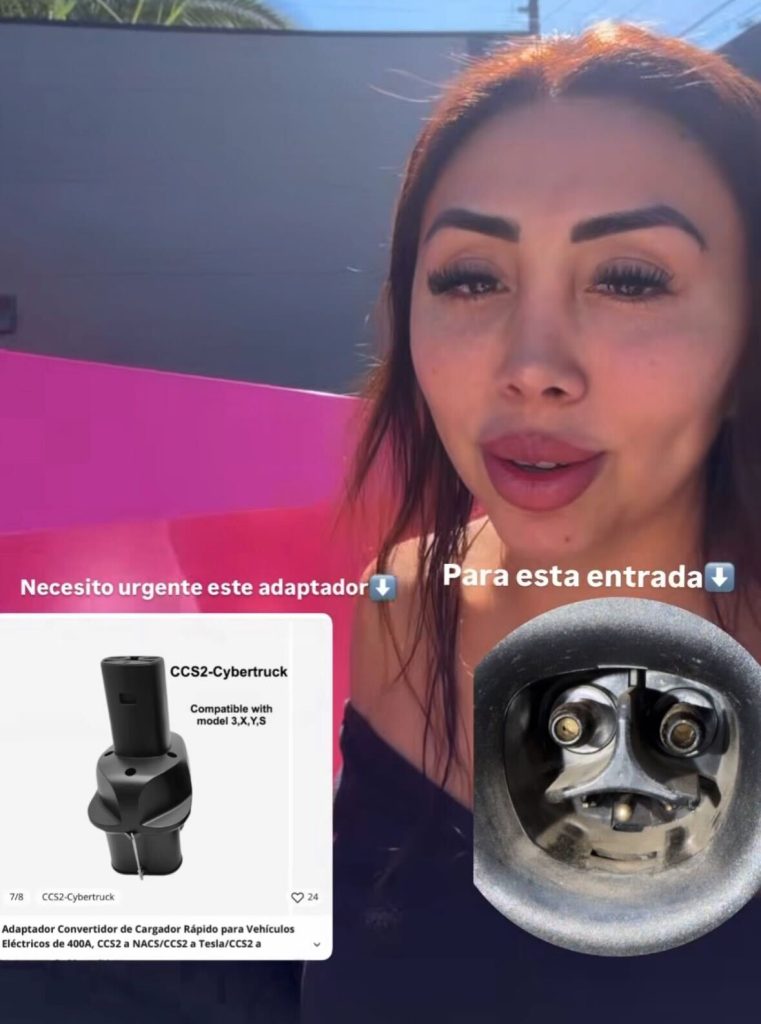 El detalle que no le permite a Naya Fácil usar su auto Tesla Cybertruck de 150 millones en Chile