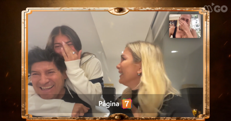 Blu Dumay se reencontró con su familia a través de emotiva videollamada: 