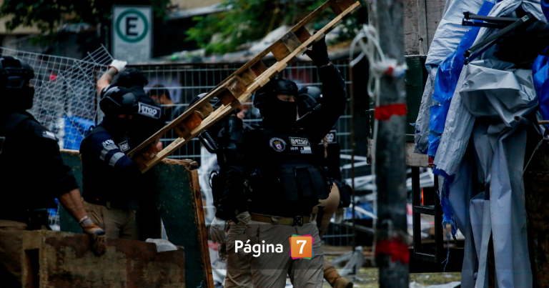 Tenso ambiente en nuevo desalojo de 