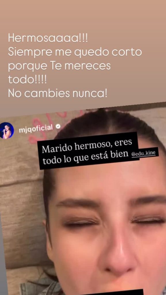 María José Quintanilla se emocionó con sorpresa de cumpleaños sus fans y su esposo: "Eres todo"
