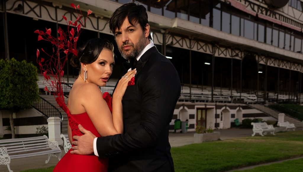 Eugenia Lemoas desfiló junto a su esposo en la Gala de Viña