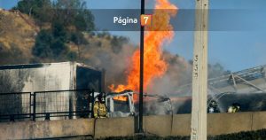 Revelan la principal hipótesis sobre el posible origen de la fatal explosión de camión en Renca 