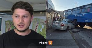 Habla joven conductor que quedó aplastado por una micro en San Pedro de la Paz