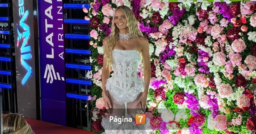 Inna Moll deslumbró con su vestido en la Gala de Viña