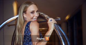 Karen Doggenweiler se luce con impactante vestido de diseño nacional en Viña: tiene 10 mil cristales