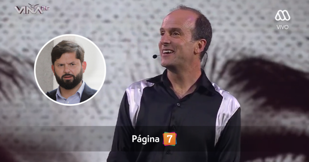 La imitación de Kramer a Boric en Viña que generó fuertes pifias: así se escuchó la Quinta Vergara