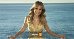 Inspirado en Atenas: los detalles del look dorado de Karen Doggenweiler en la primera noche de Viña