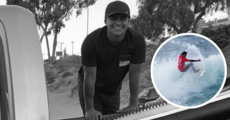 ¿Quién era Lucas Encina? Joven promesa del surf nacional murió en trágico accidente en La Serena