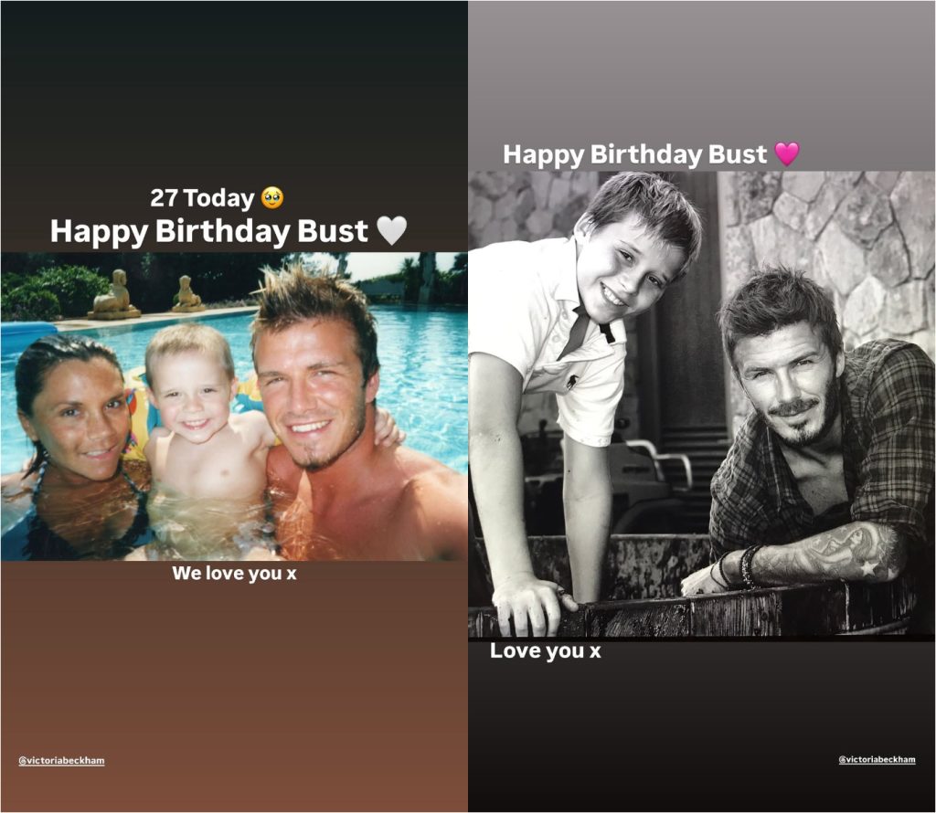 David y Victoria Beckham felicitaron a su hijo Brooklyn en medio de fuertes tensiones familiares